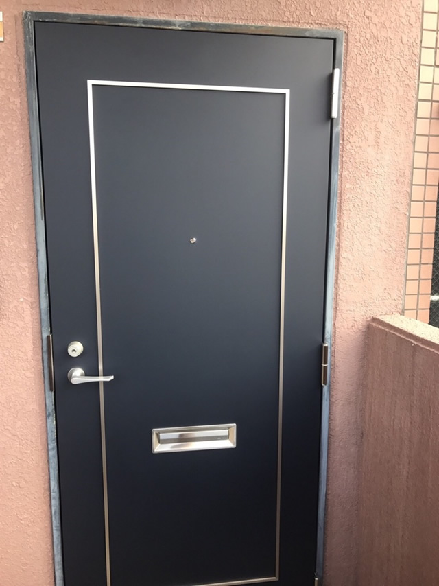 名古屋市北区　玄関ドア取替工事　施工後