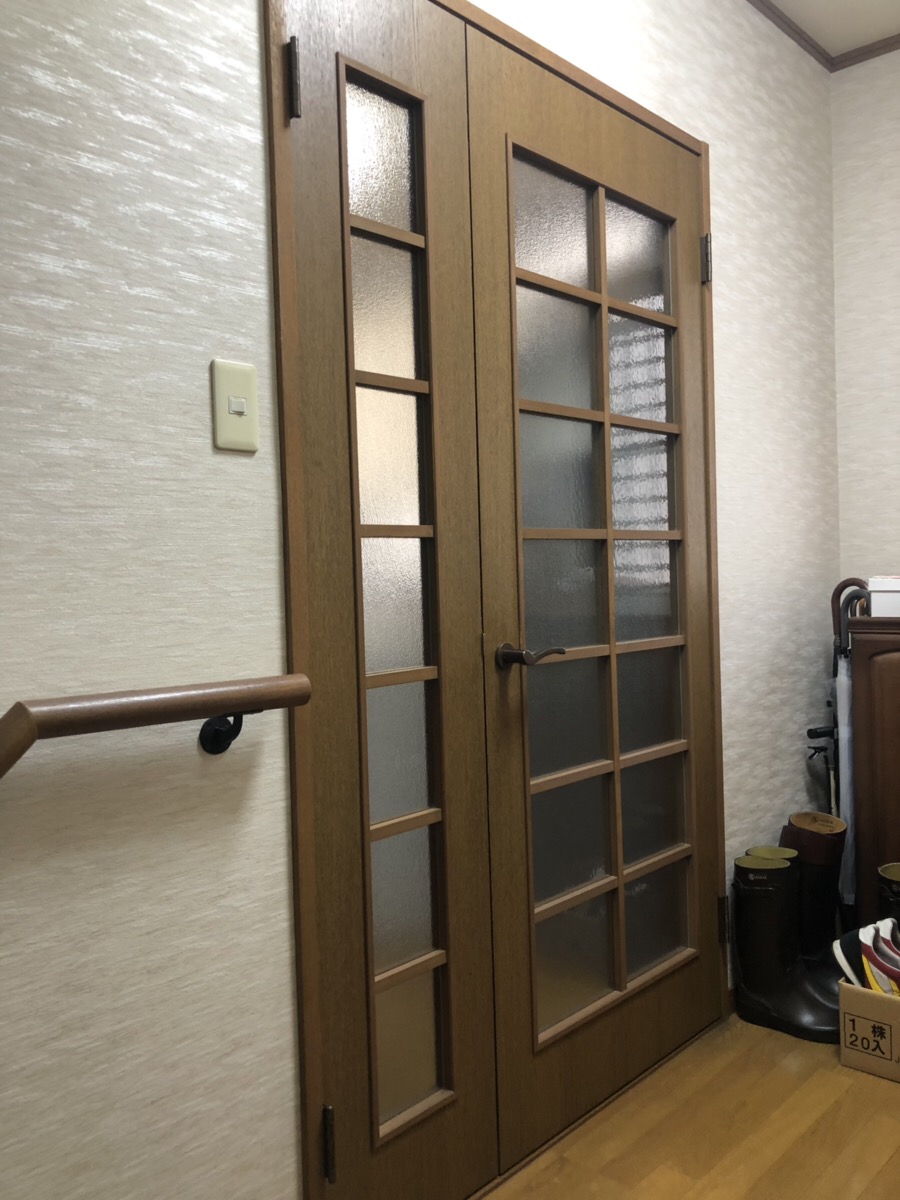 名古屋市中区Y様邸 ドアの防犯性アップ！木製ドアからライトスチールドアへ取替え 【ドアリフォーム】